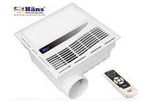 Quạt sưởi nhà tắm âm trần Hans HA-R có điều khiển từ xa