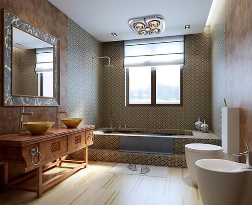 Những chú ý khi sử dụng đèn sưởi nhà tắm